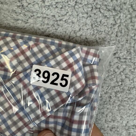 Johnnie O Shirt Mens XXL Check Long Sleeve Button Down Prep-Formance Stretch - Picture 8 of 8